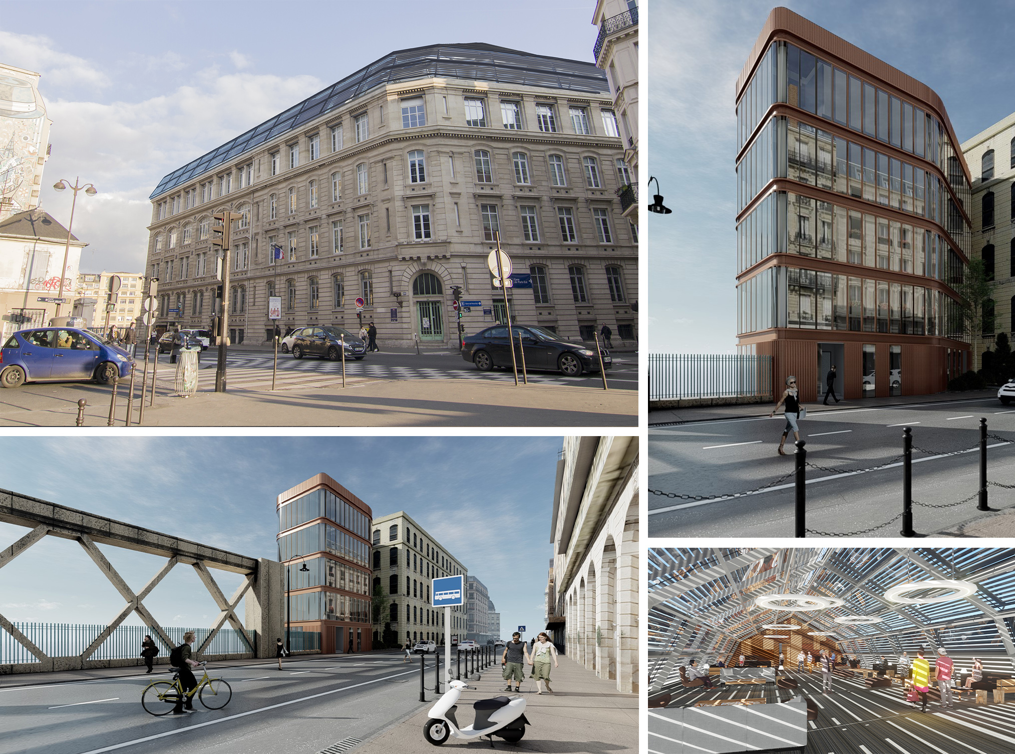 Projet Tertiaire 50 Rue d'Alsace 75010 Paris SNCF Immobilier Arnaud Goujon Architectes