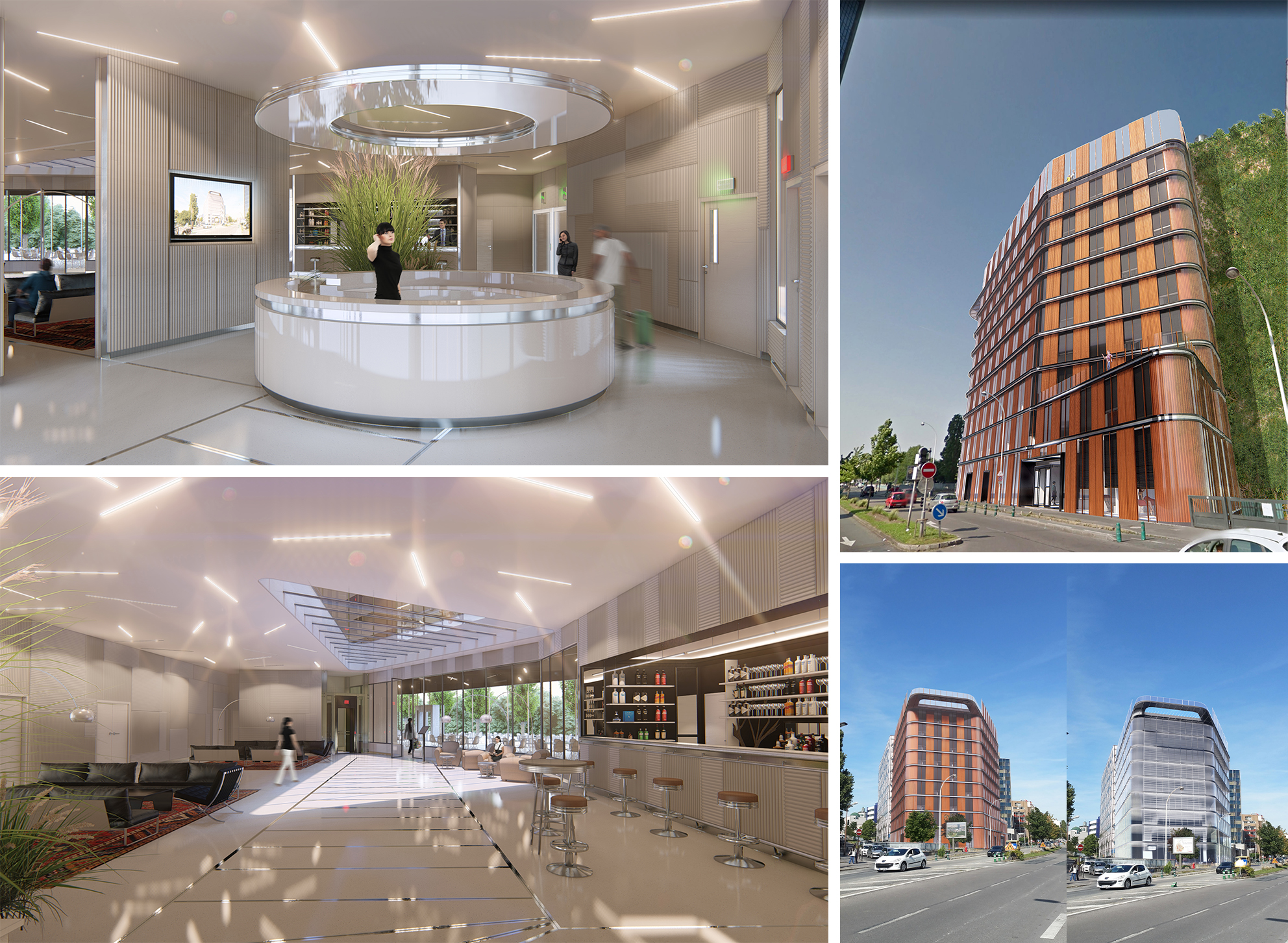 Projet Tertiaire 5/7 Avenue Gambetta 93170 Bagnolet Orange Arnaud Goujon Architectes
