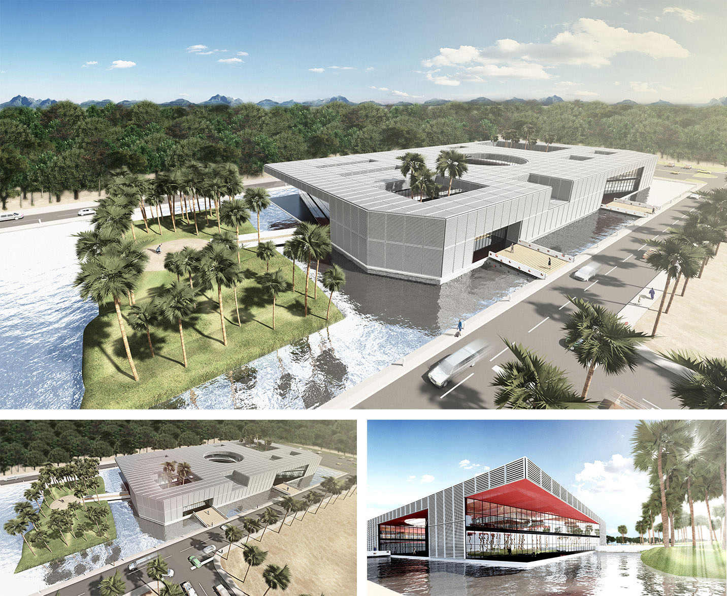 Projet Tertiaire Centre d'Affaire Dakar Senegal Arnaud Goujon Architectes