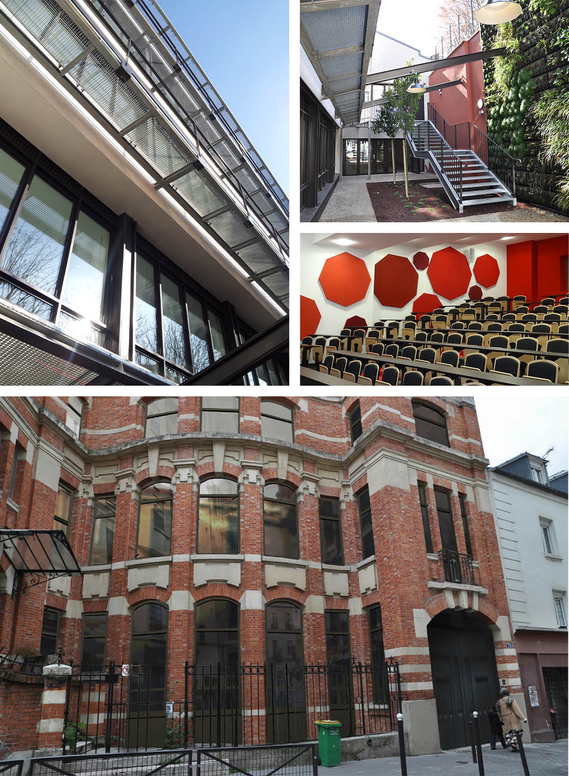 Realisation Enseignement Ecole des Ingenieurs 78/80 Rue Rebeval 75012 Paris Pitch Promotion SNI Arnaud Goujon Architectes