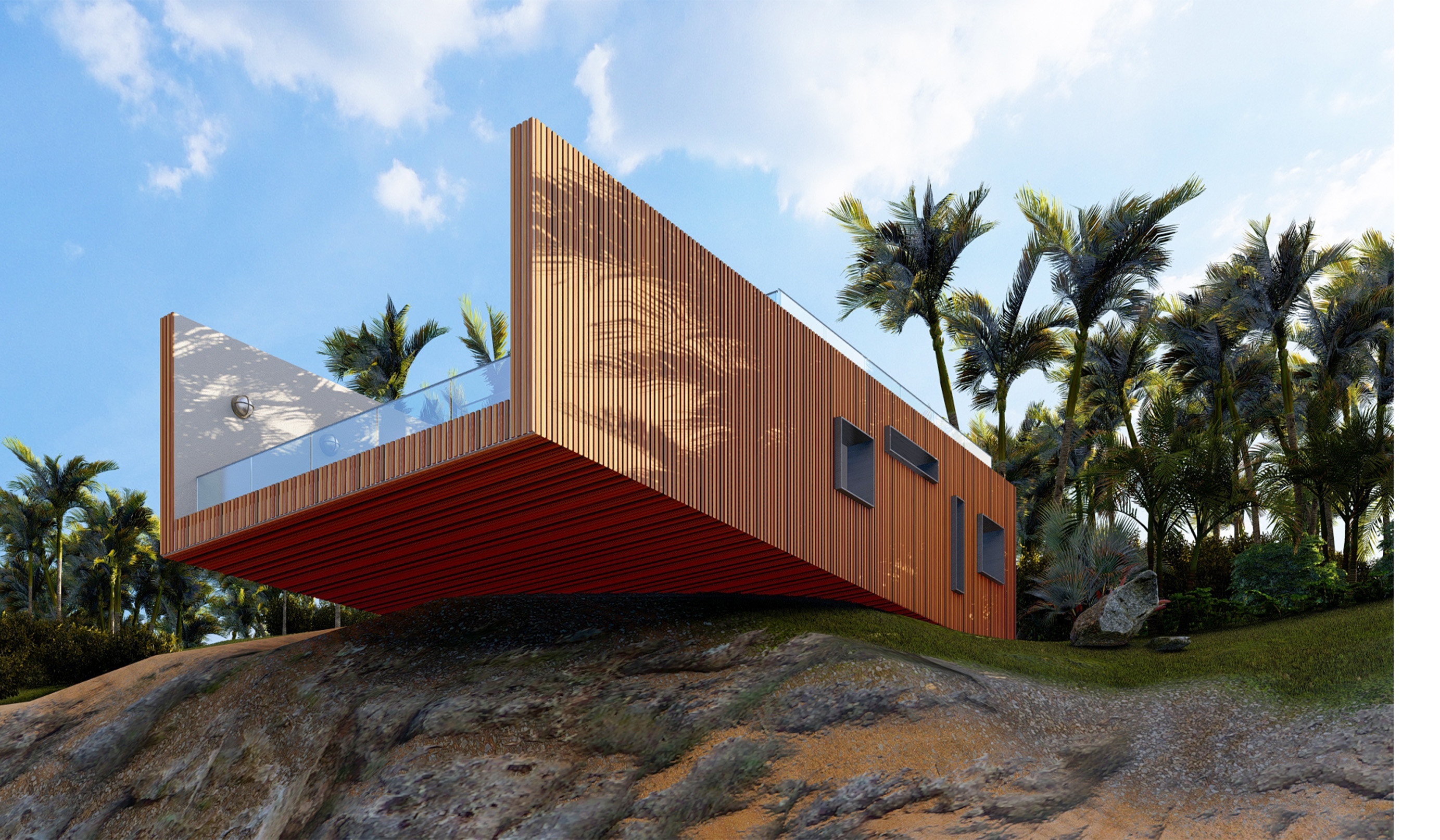 Projet Logement Bungalow Arnaud Goujon Architectes