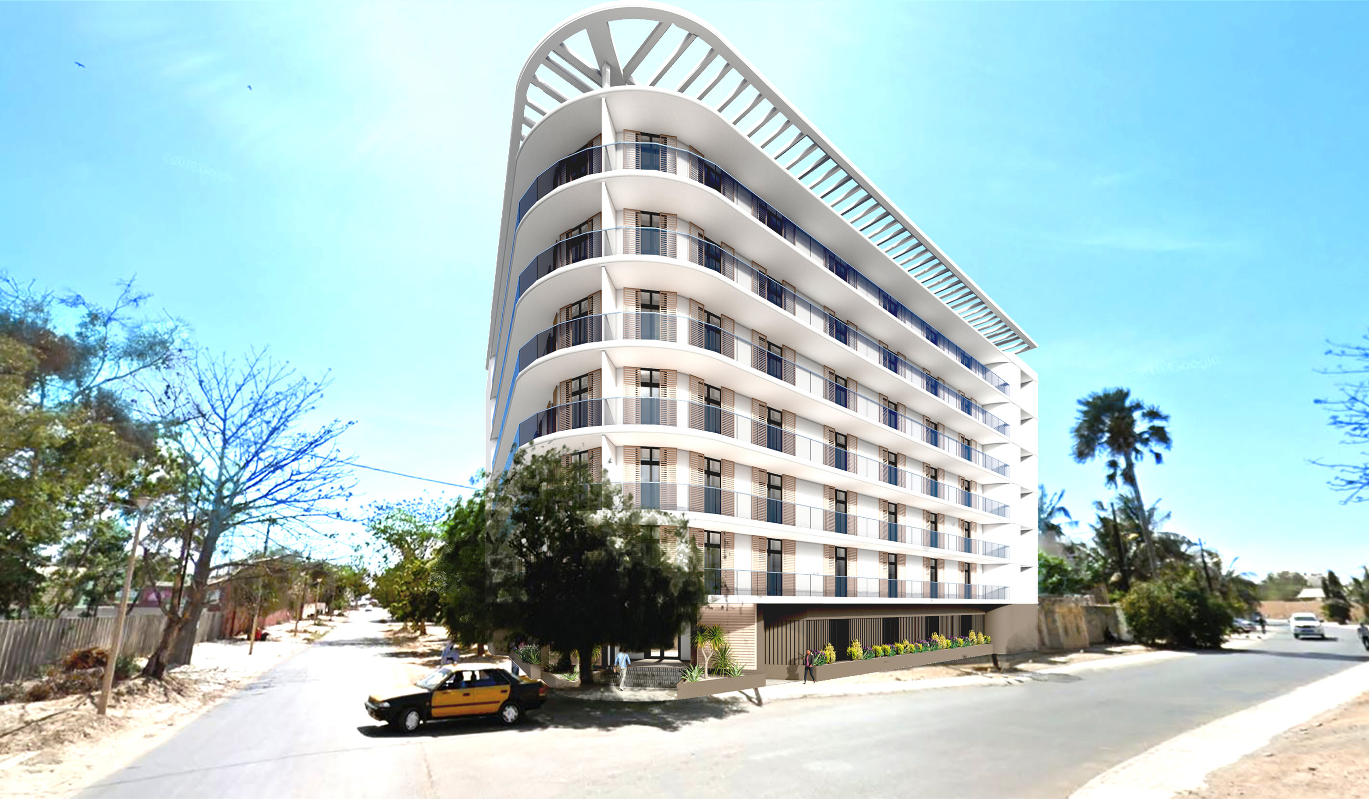 Projet Logement Fann Dakar Arnaud Goujon Architectes