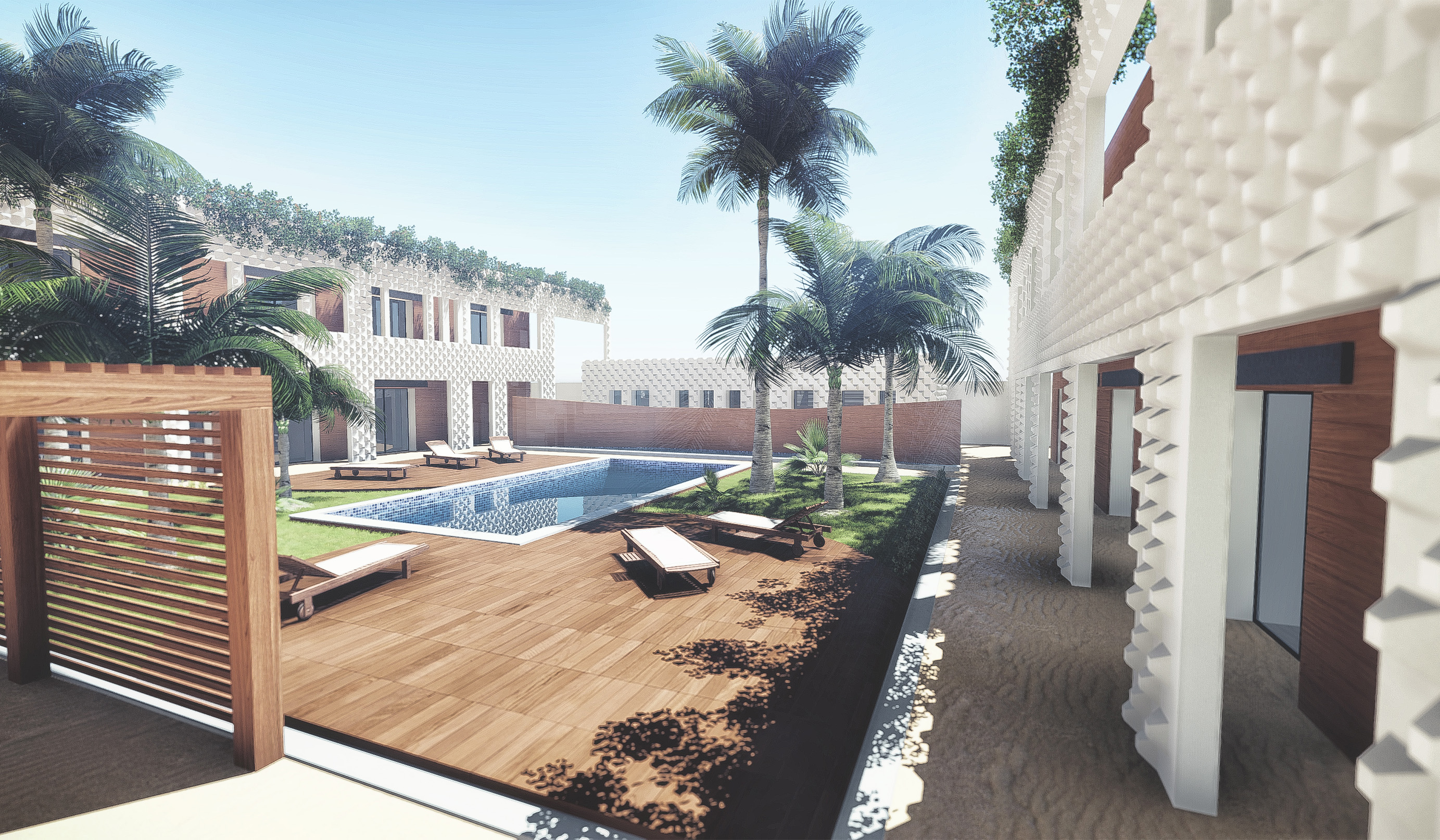 Projet Logement Niamey Niger Arnaud Goujon Architectes